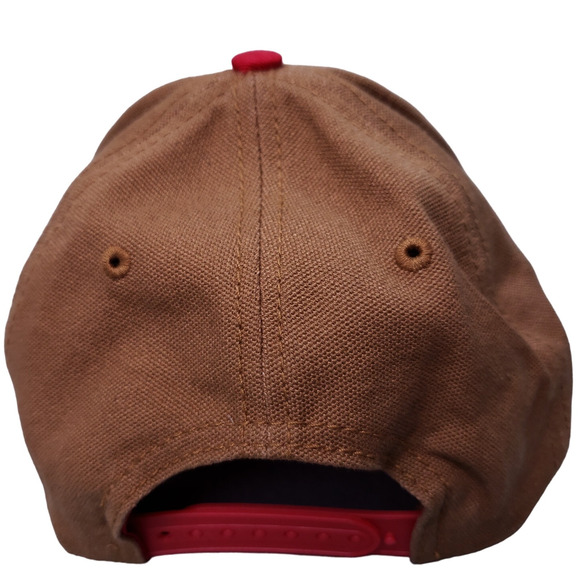 Budweiser Beer Snapback Hat Cap Adjustable Embroidered Logo Coverall Brown - Picture 3 of 10